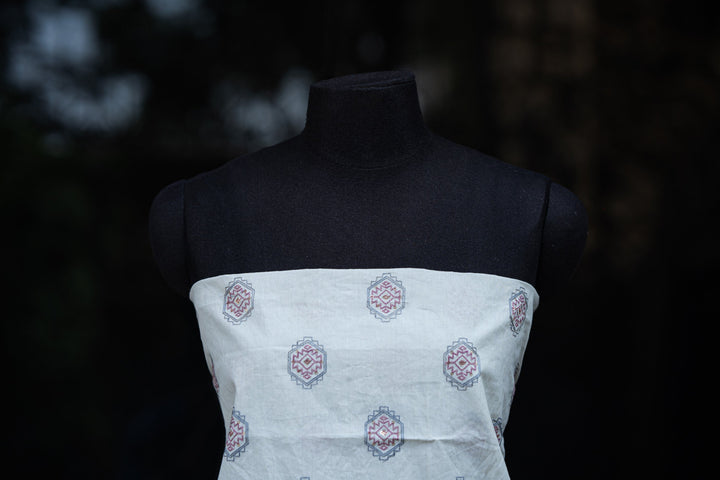 Embroidered cambric cotton