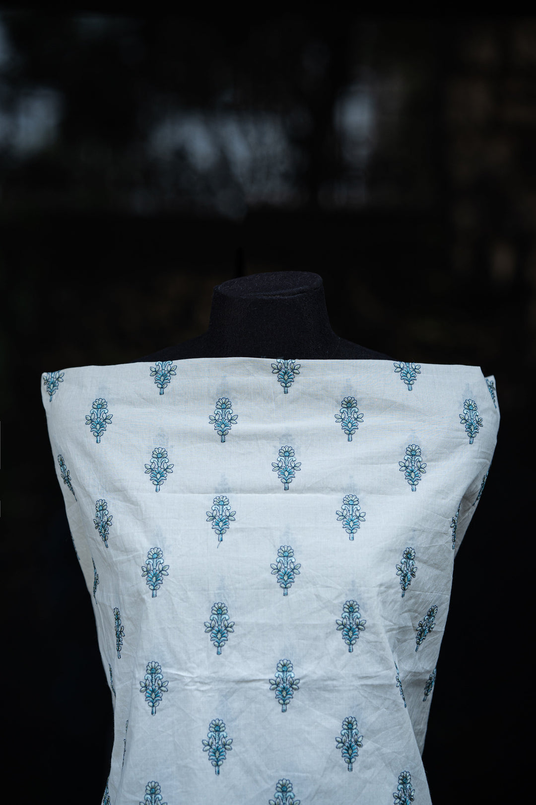 Embroidered cambric cotton