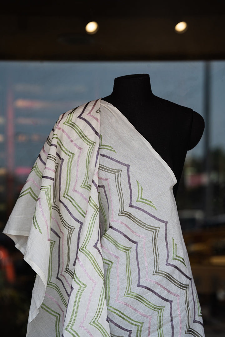 Embroidered cambric cottons