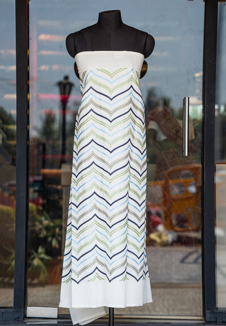 Embroidered cambric cotton