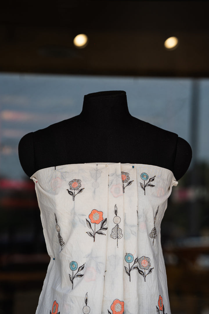 Embroidered cambric cottons