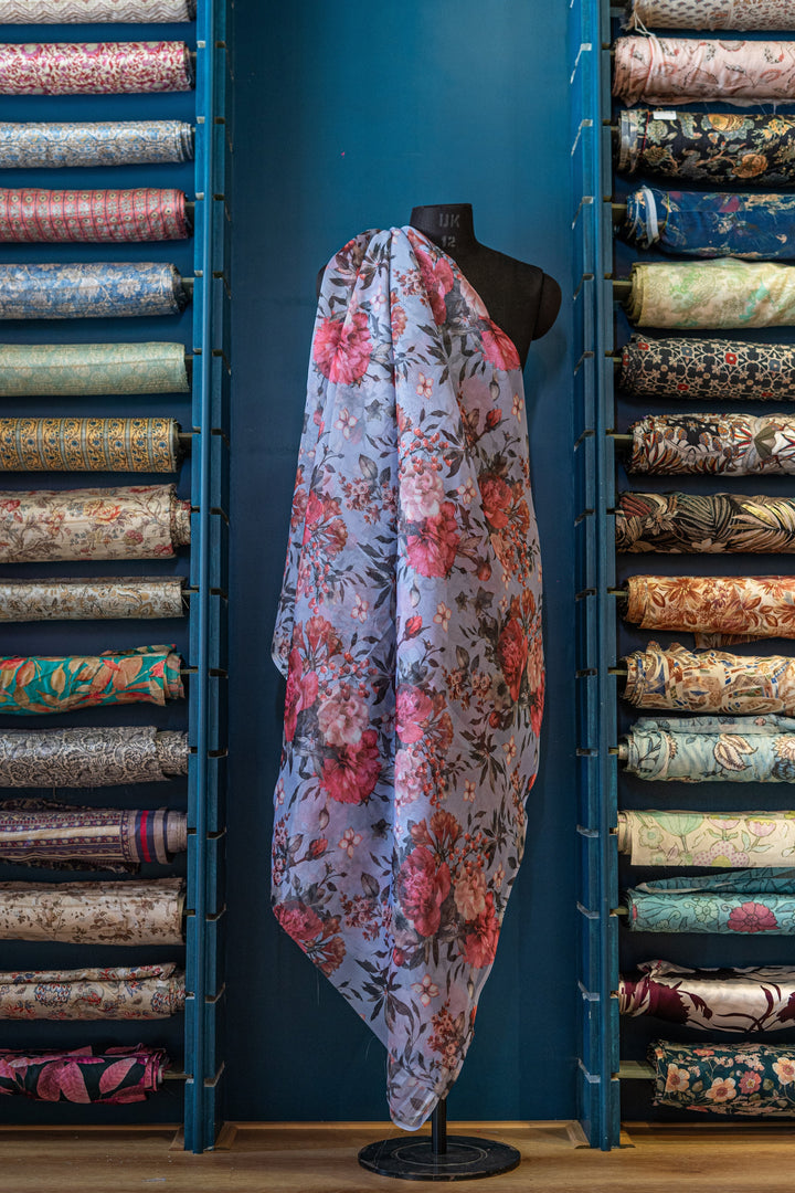 Printed organza