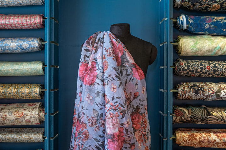 Printed organza
