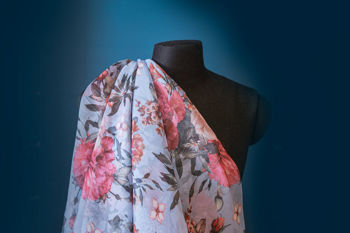 Printed organza