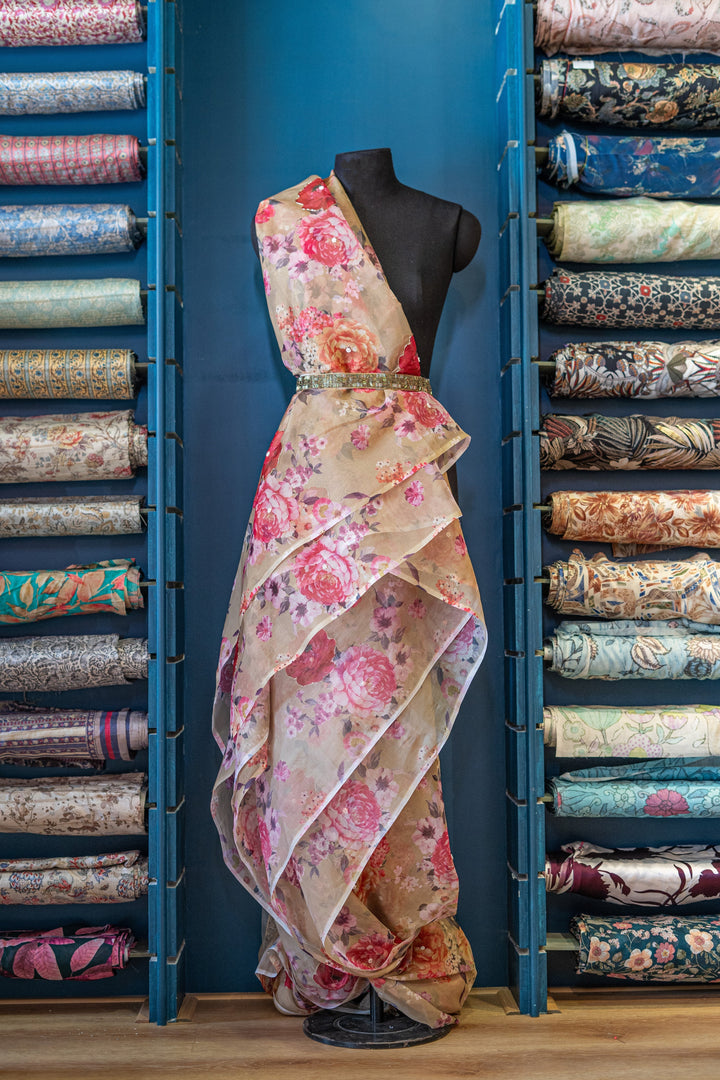 Printed organza