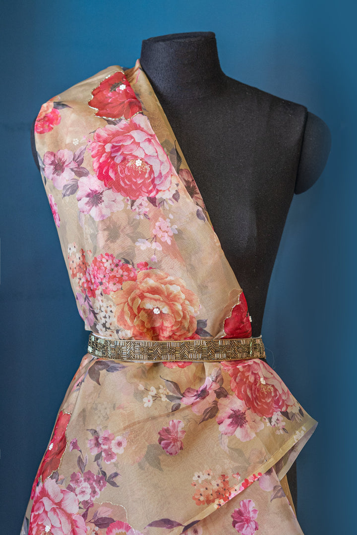 Printed organza