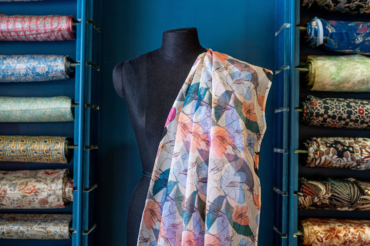 Printed organza