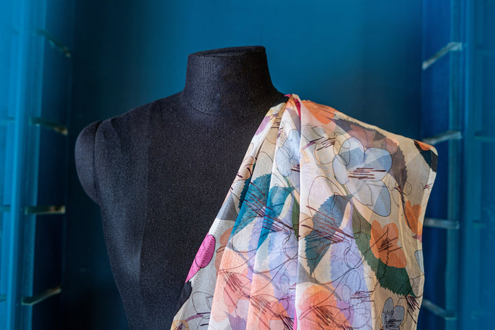 Printed organza