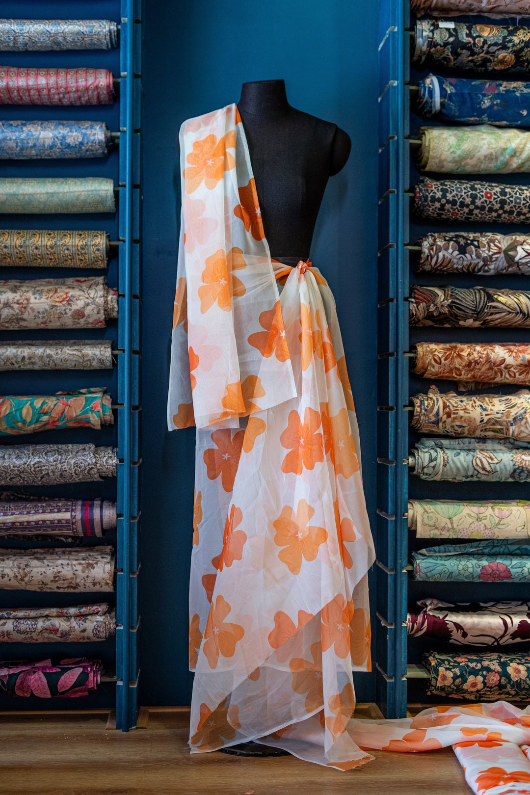Printed organza