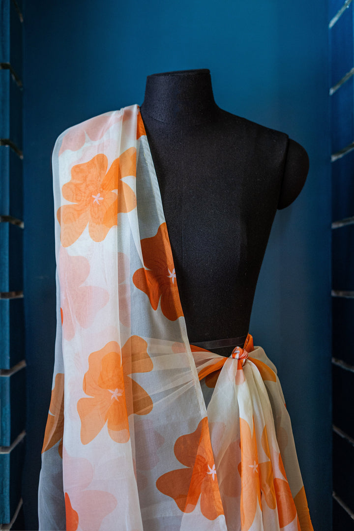 Printed organza