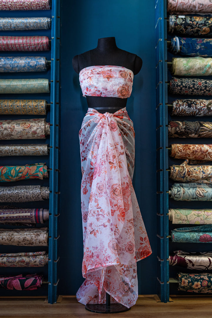 Printed organza