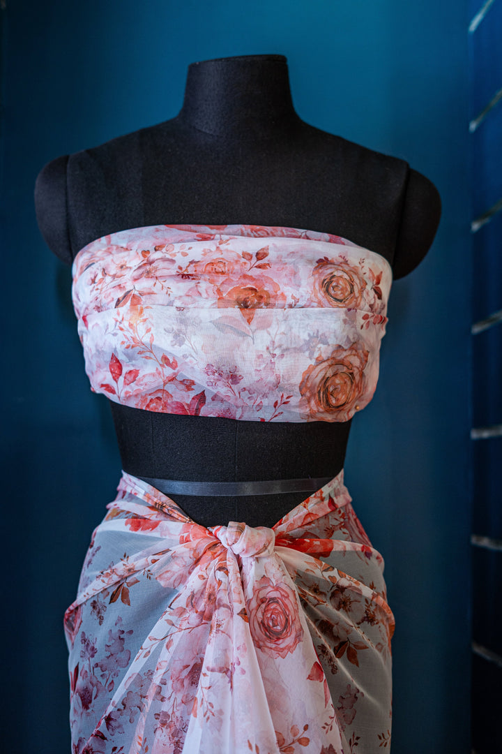 Printed organza