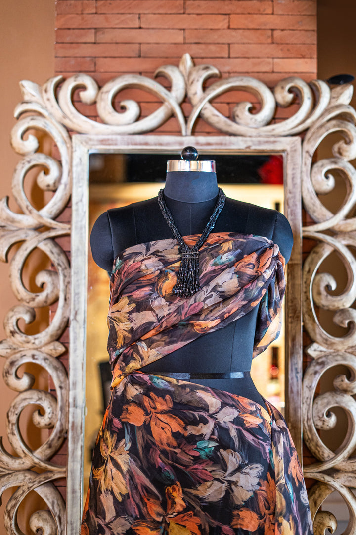 Printed organza