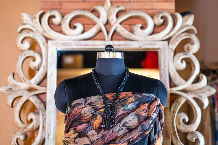 Printed organza