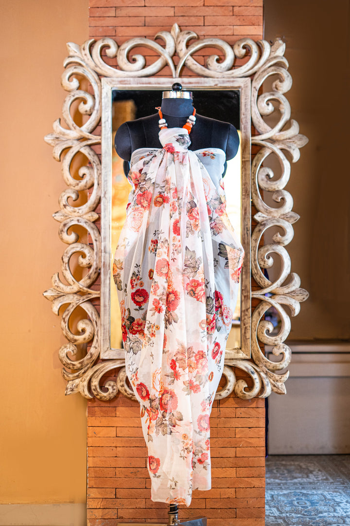 Printed organza