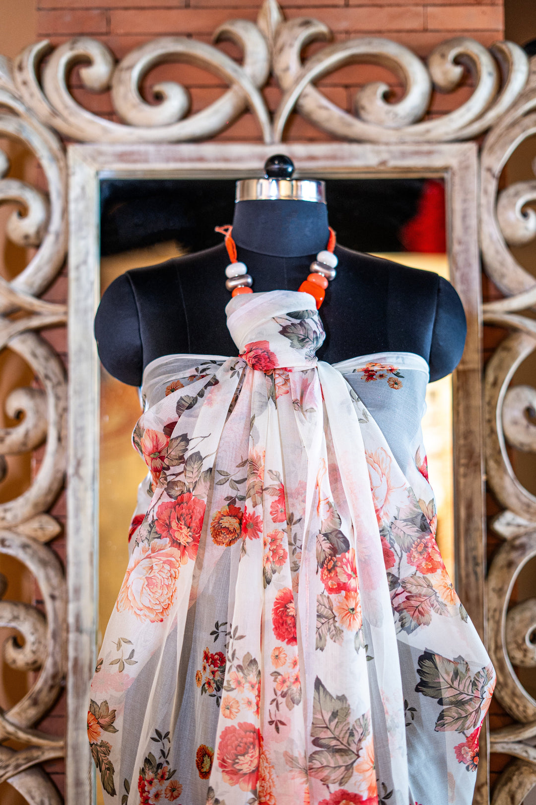 Printed organza
