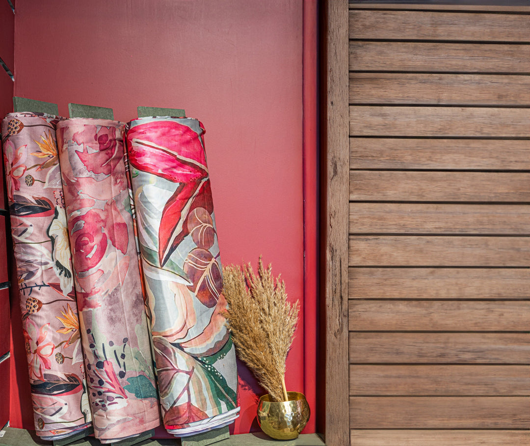 Floral Linen Satins