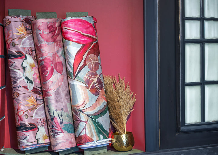 Printed Linen Satin