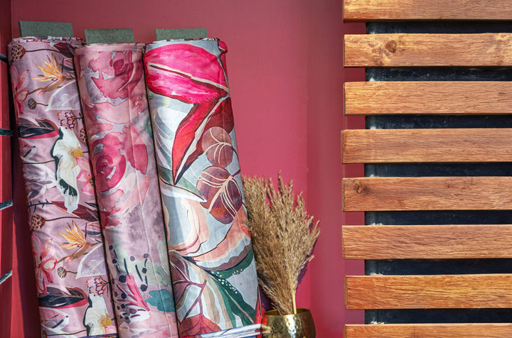 Printed Linen Satin