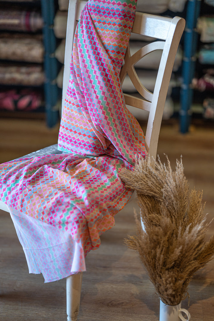 Printed georgette