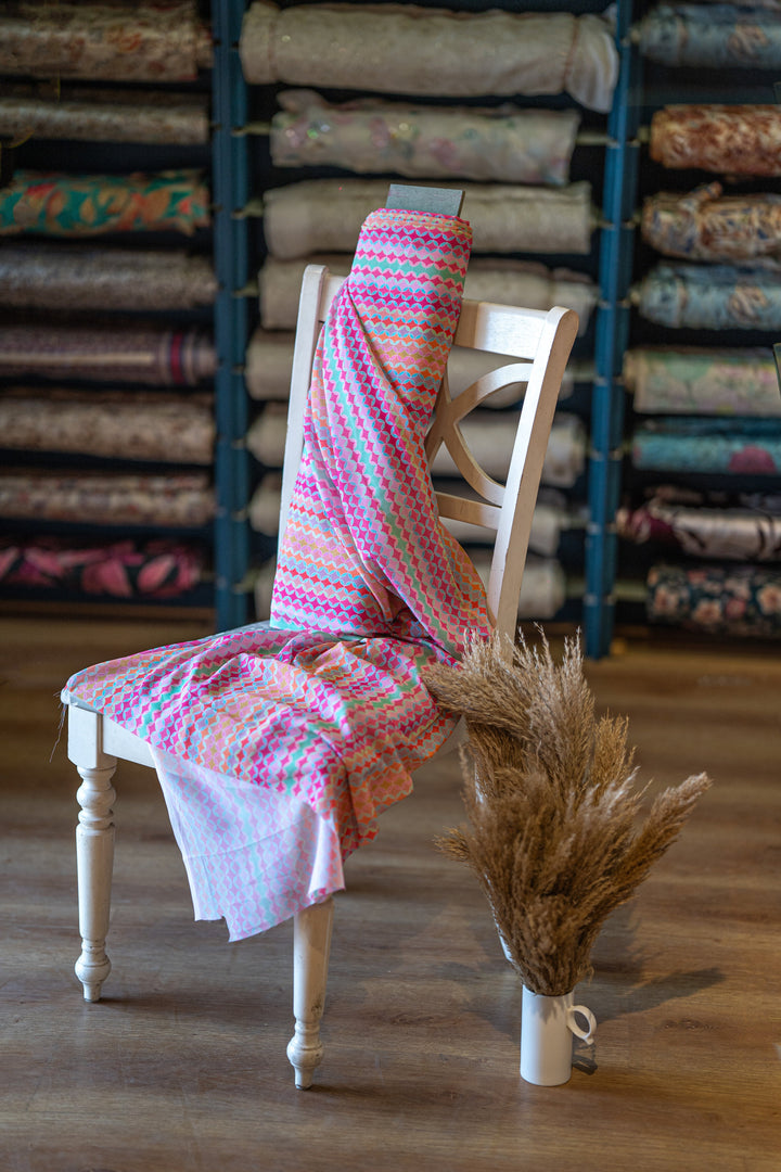 Printed georgette