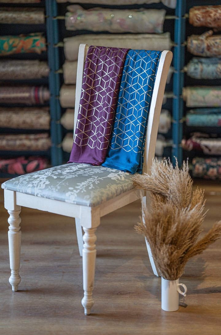 Embroidered Chinon