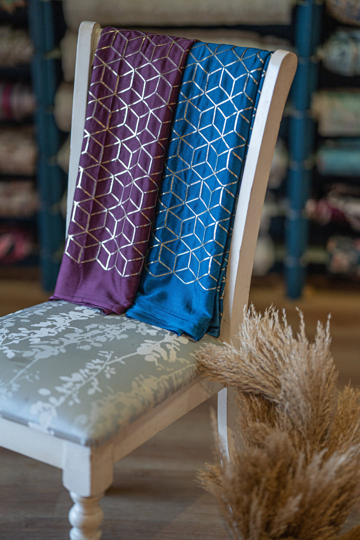 Embroidered Chinon