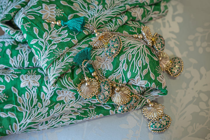 Heavy Embroidered Chinon