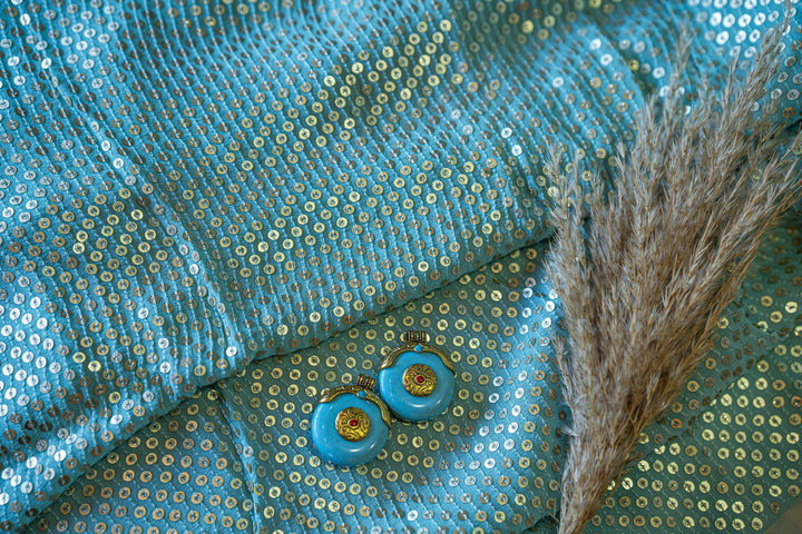 Embroidered georgette