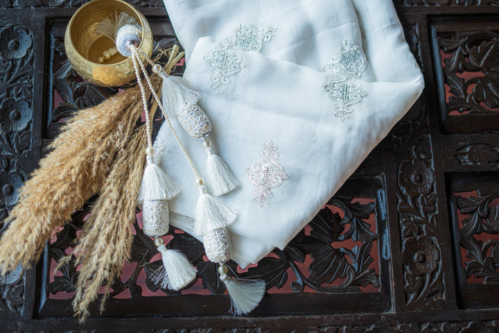 Embroidered Dyeable georgettes