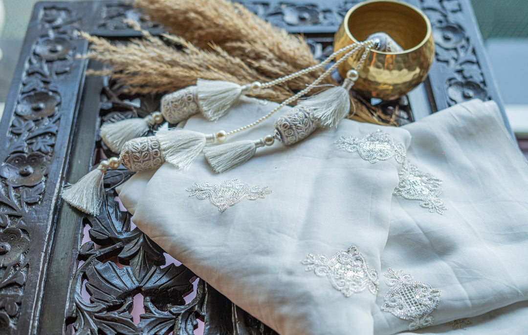 Embroidered Dyeable georgettes