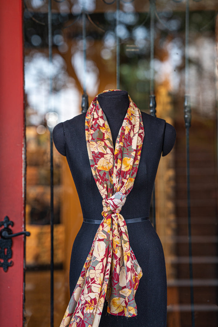 Printed flowy crape