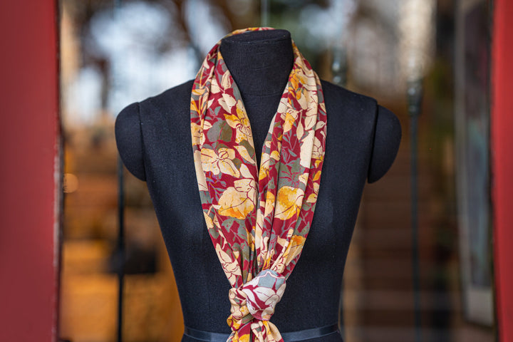 Printed flowy crape