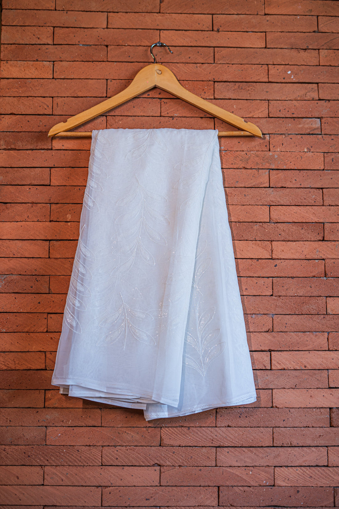 Embroidered organza