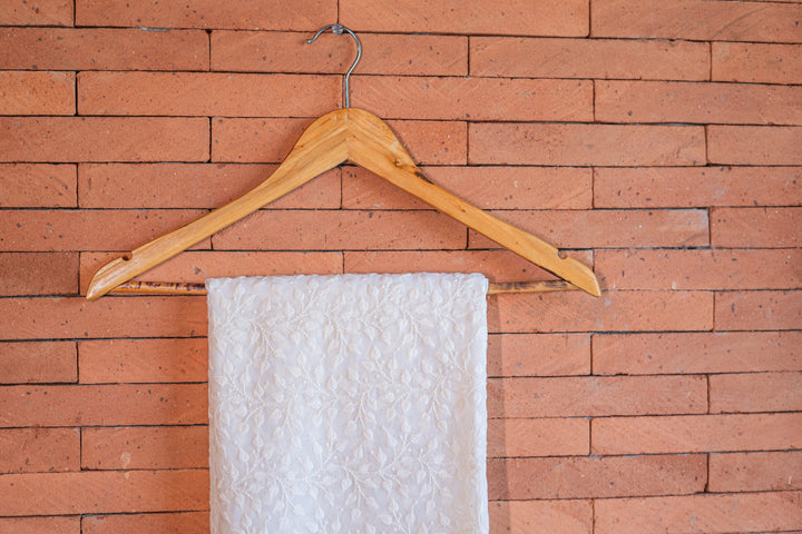 Embroidered dyeable georgettes