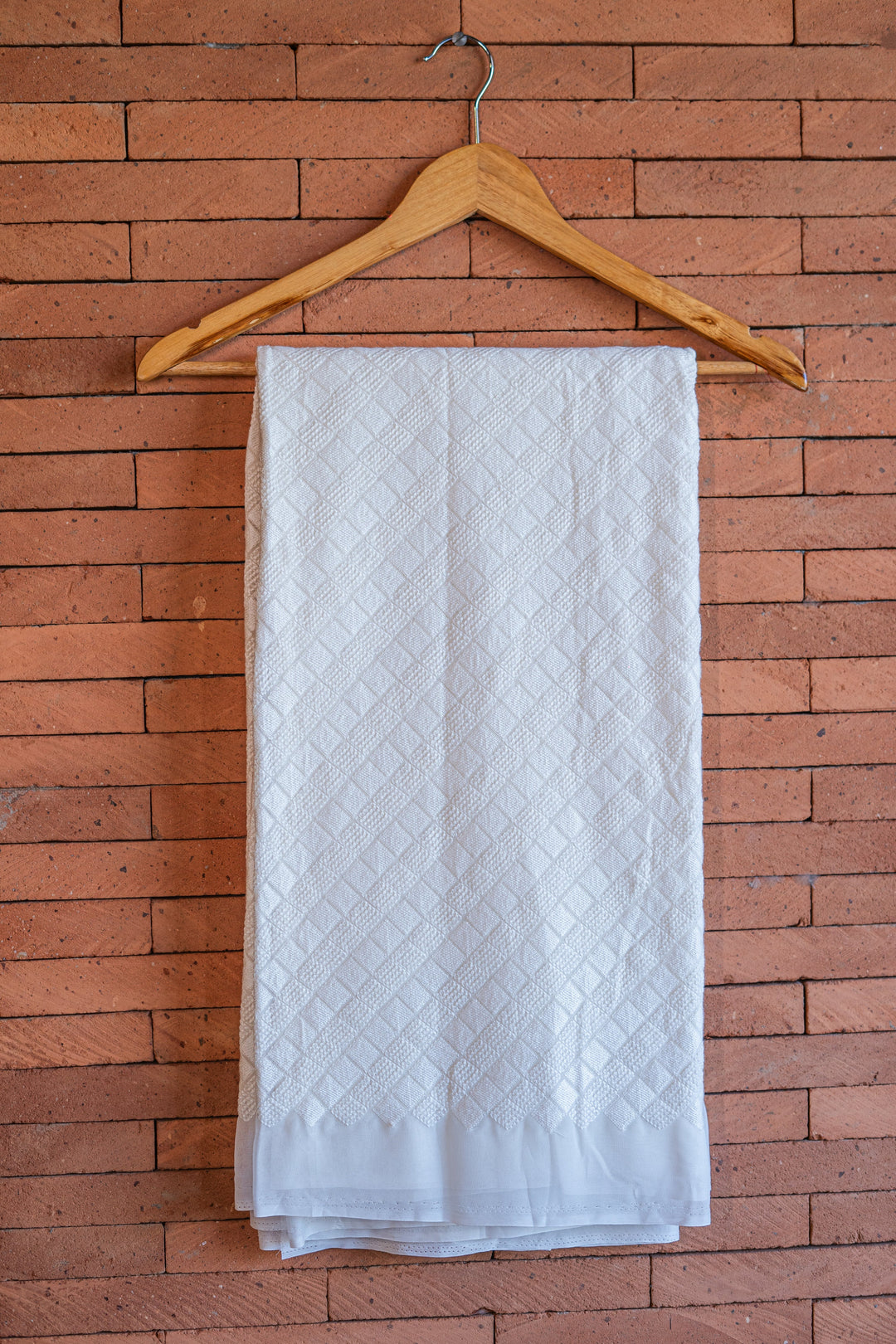 Dyeable embroidered georgettes