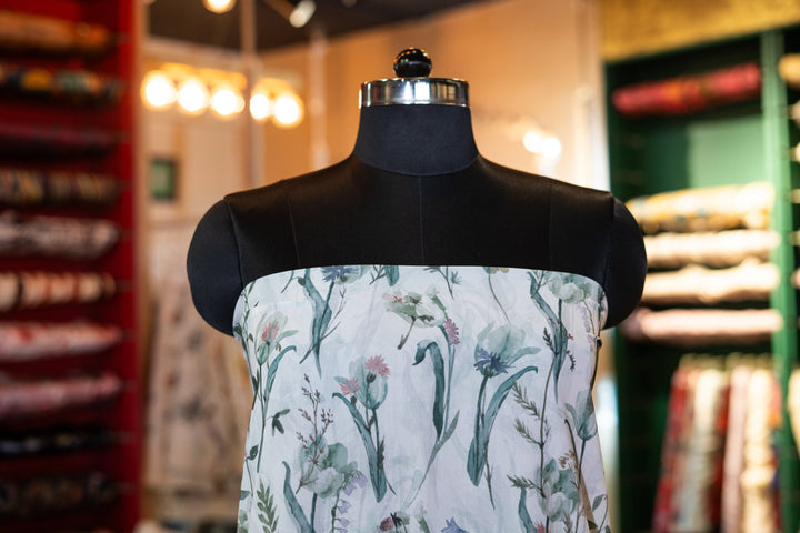Flowy printed georgette