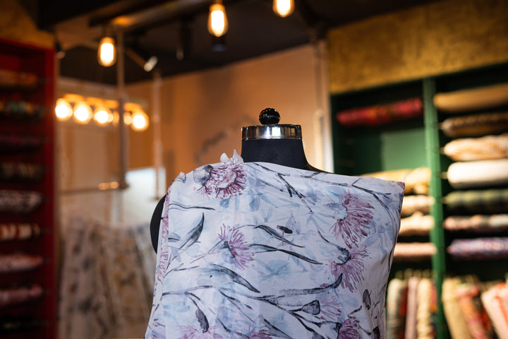 Flowy printed georgette