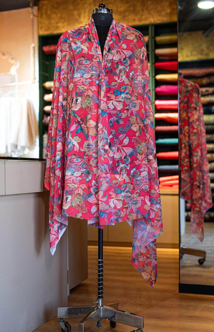Flowy printed georgette