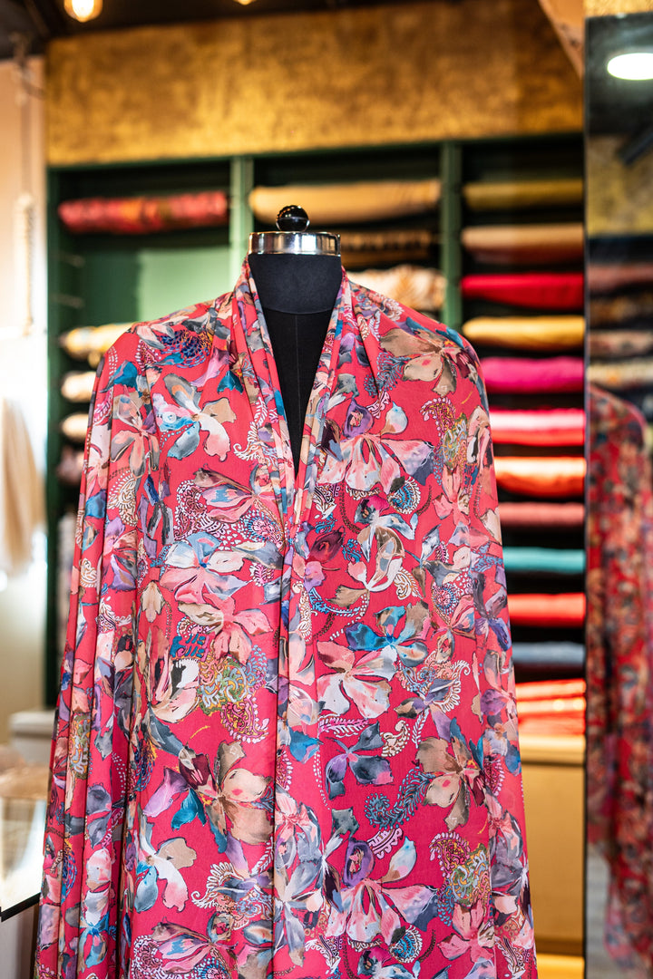 Flowy printed georgette