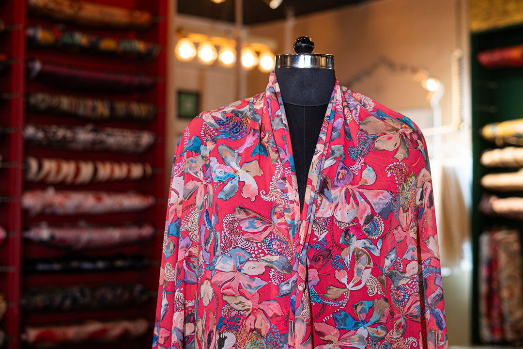 Flowy printed georgette
