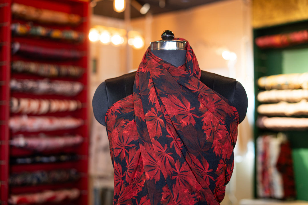 Flowy printed georgette