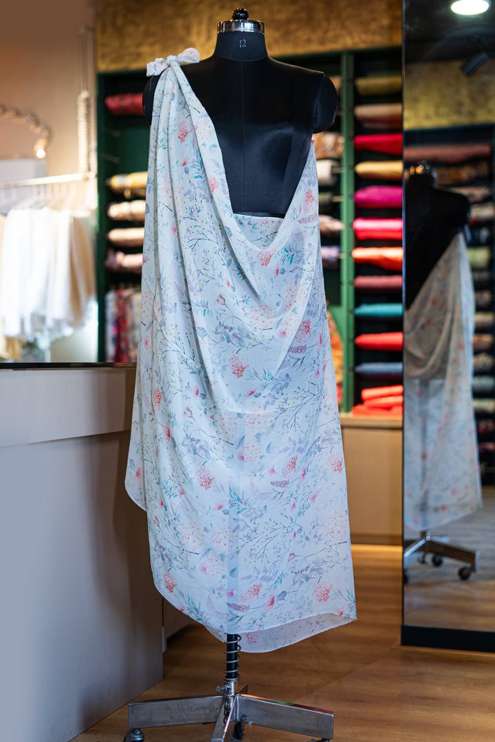Flowy printed georgette