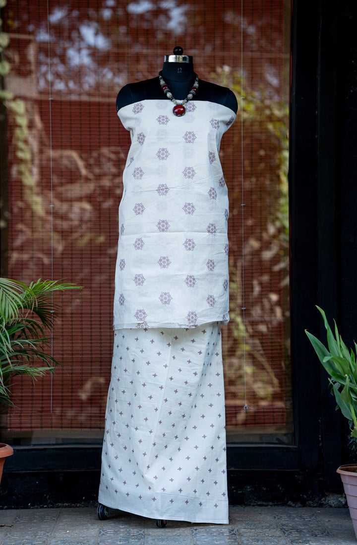 Embroidered cambric cotton