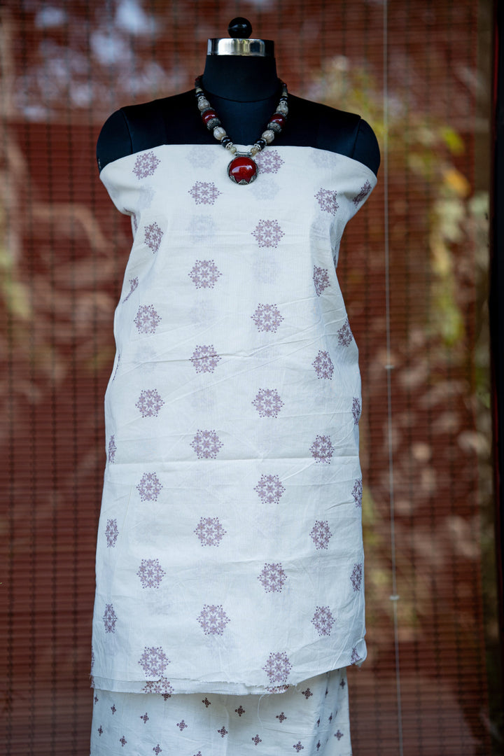 Embroidered cambric cotton