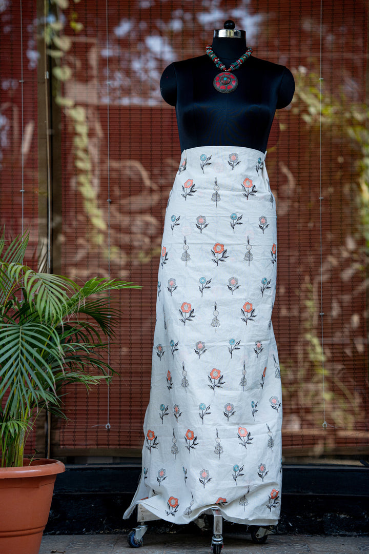 Embroidered cambric cotton