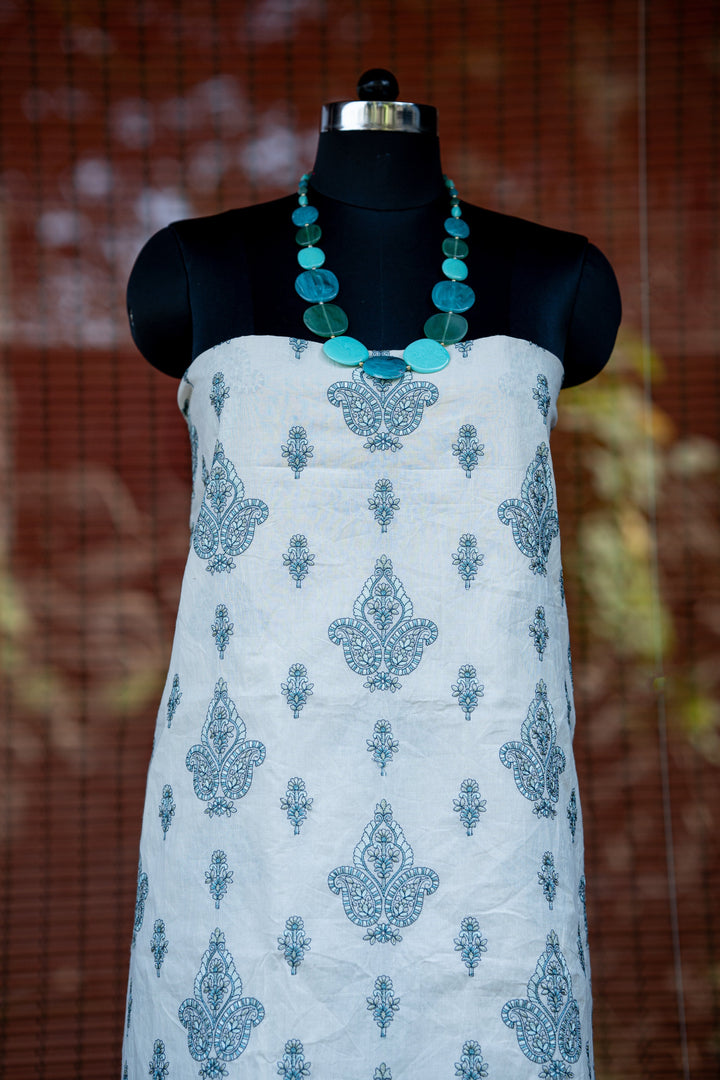 Embroidered cambric cotton
