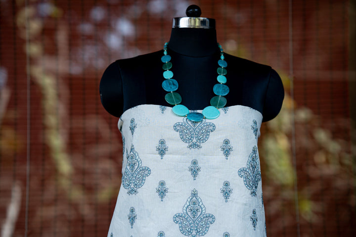 Embroidered cambric cotton